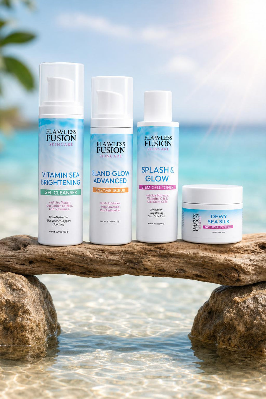 Sun drawn in cream on sun-kissed skin at the beach